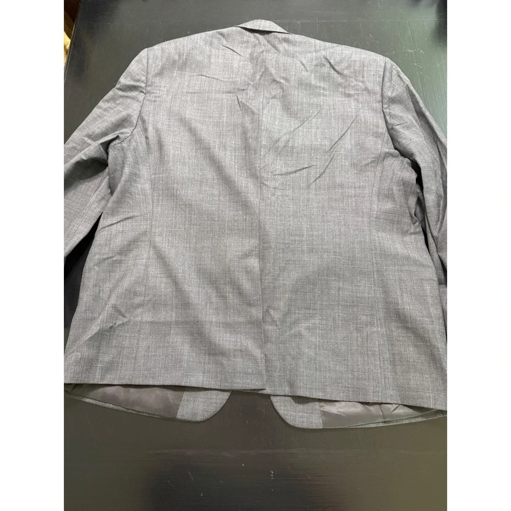 Lauren Ralph Lauren Mens Grey Two Button Blazer Sport Coat 48R